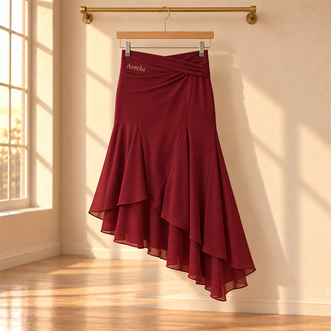 Avrelu Aria Asymmetric Skirt garment view