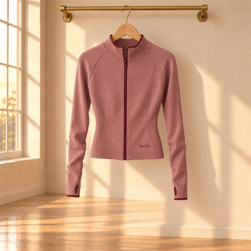 Avrelu Rose Warm-Up Jacket garment view